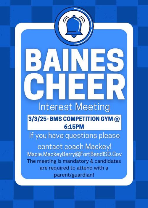 BMS Cheer Interest Meeting